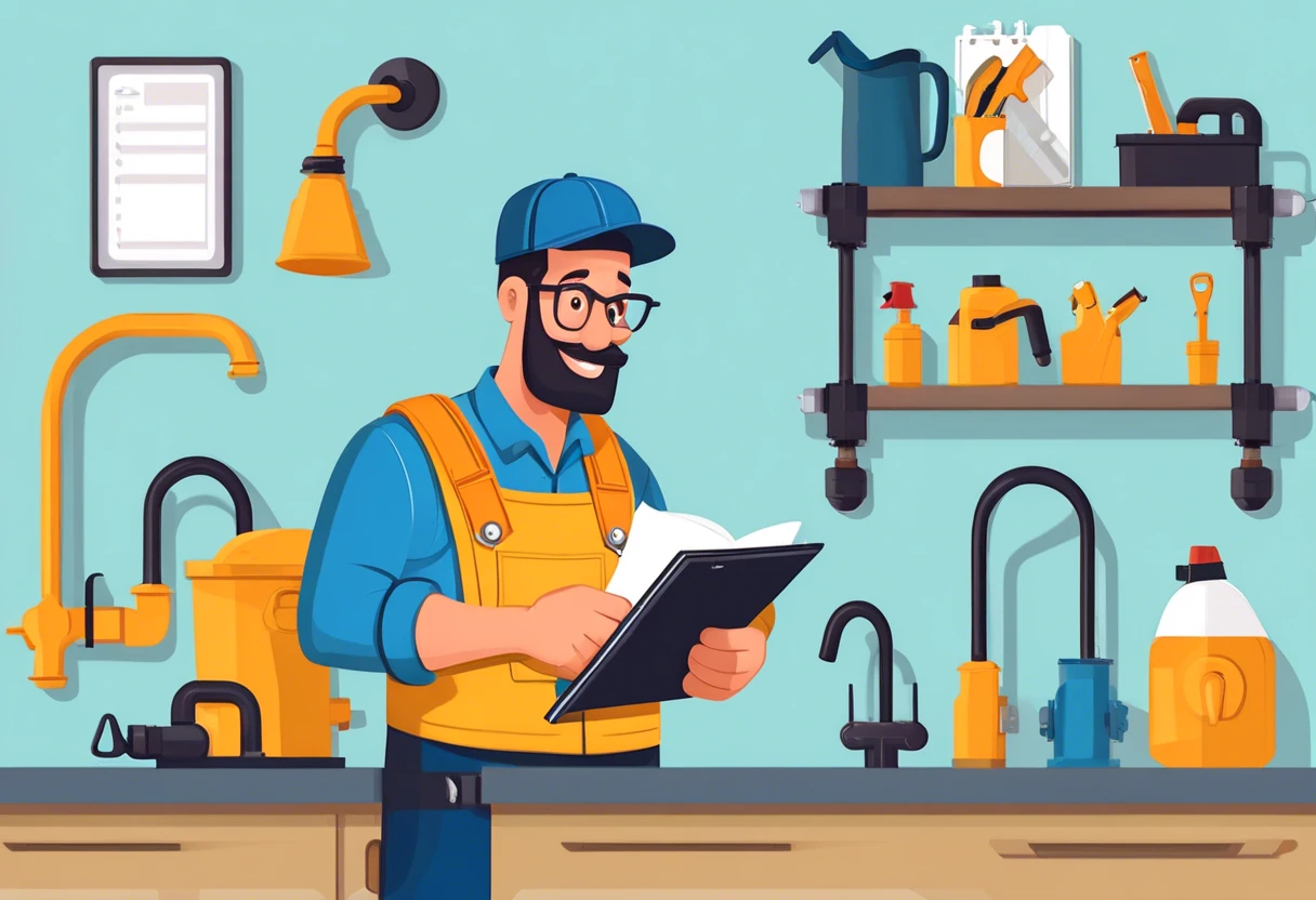 Plumber studying guidelines for obtaining a C36 plumbing license