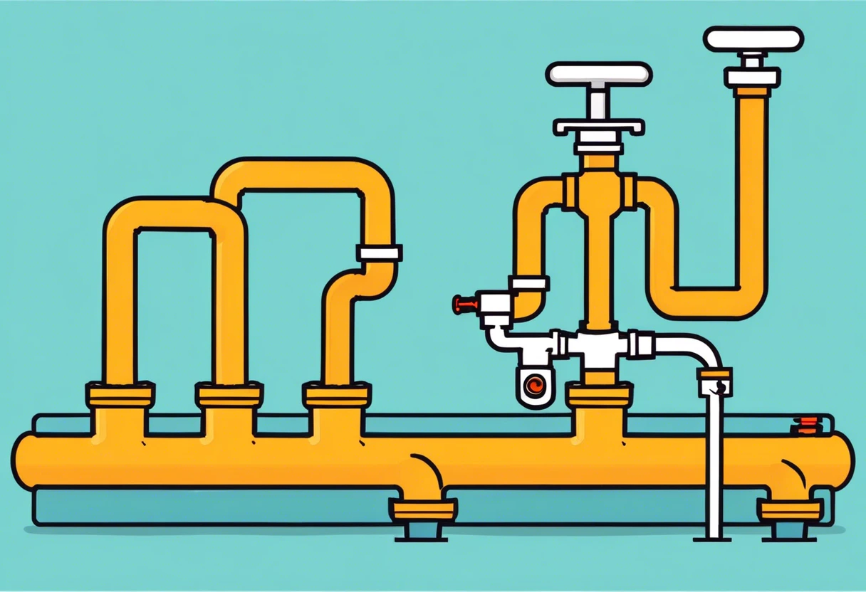 Diagram showing cross connection in plumbing systems.