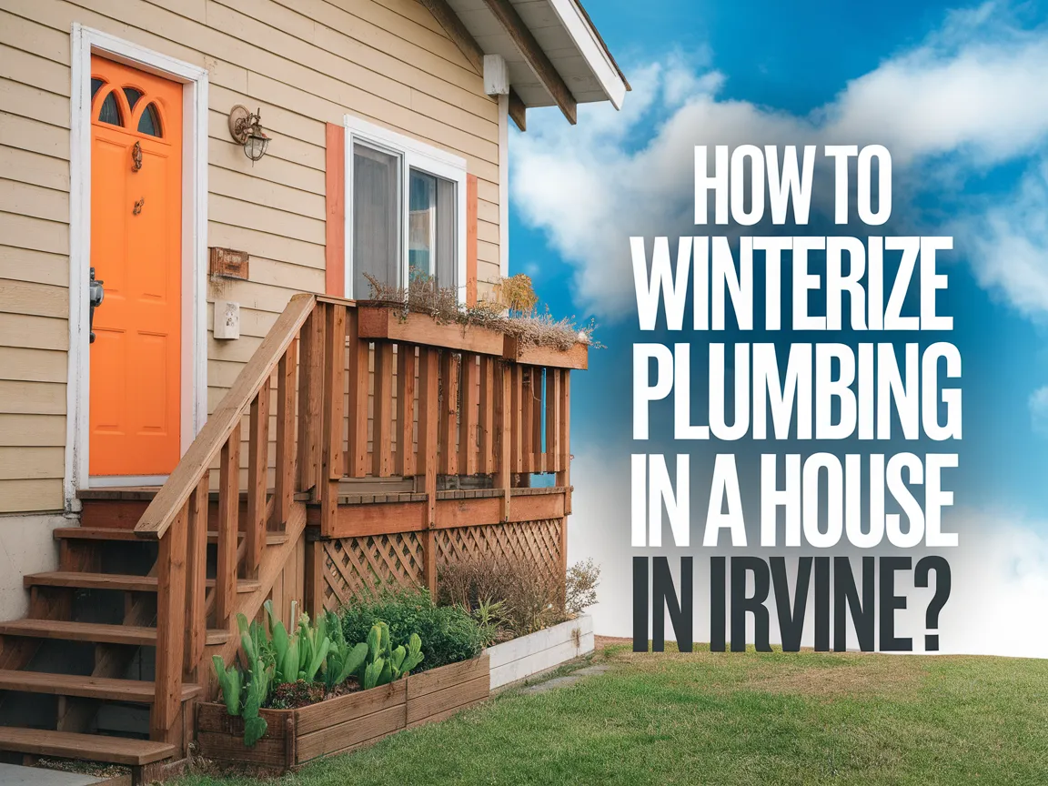 House in Irvine with a focus on winterizing plumbing